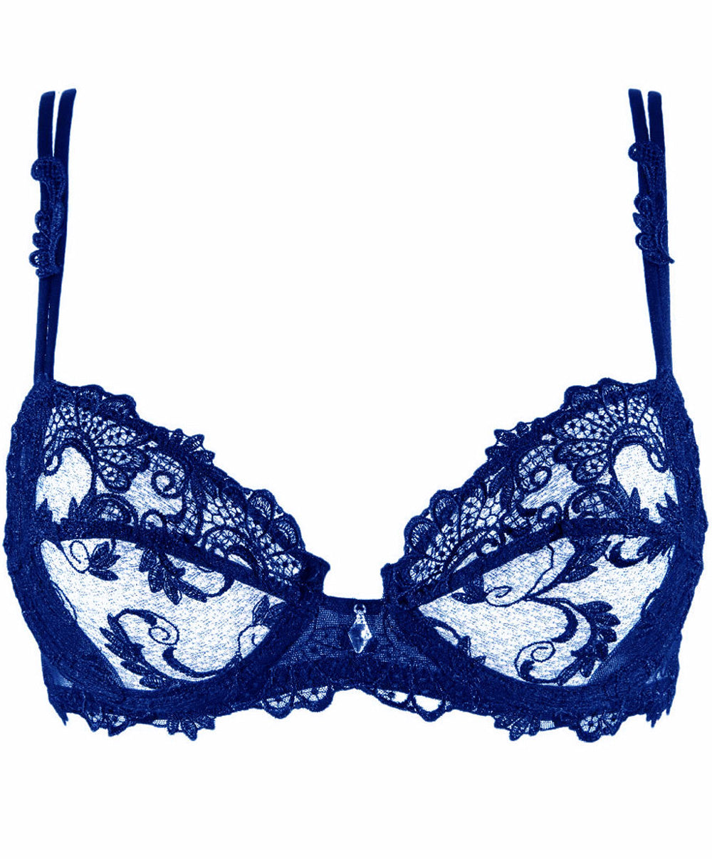 Soutien-gorge armature Lise Charmel Dressing Floral bleu ACC6088-DB