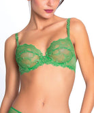 Soutien-gorge armature Lise Charmel Dressing Floral émeraude ACC6088-DE