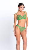Soutien-gorge armature Lise Charmel Dressing Floral émeraude ACC6088-DE