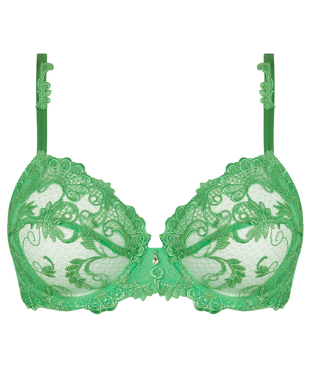 Soutien-gorge armature Lise Charmel Dressing Floral émeraude ACC6088-DE