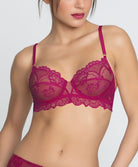 Soutien-gorge armature Lise Charmel Sublime en Dentelle fuchsia ACH6013-FS