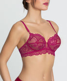 Soutien-gorge armature Lise Charmel Sublime en Dentelle fuchsia ACH6013-FS