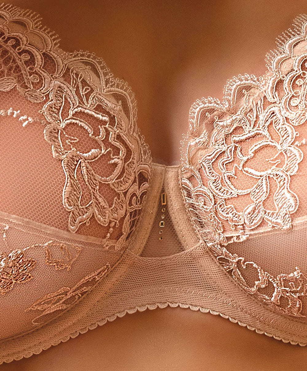 Soutien-gorge armatures grande taille "Bien-être" Lise Charmel Sublime en Dentelle nude sublime ACH6113-NS