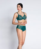 Soutien-gorge armatures grande taille "Bien-être" Lise Charmel Sublime en Dentelle vert princesse ACH6113-VP