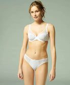 Soutien-gorge armature décolleté plongeant Simone Pérèle Délice blanc 12X319-011