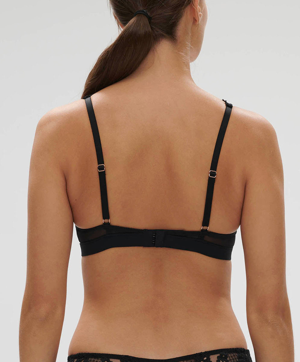 Soutien-gorge décolleté plongeant à armatures Simone Pérèle Mystic noir 1D3309-015