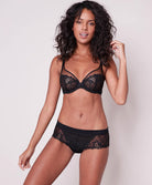 Soutien-gorge armature décolleté plongeant Simone Pérèle Wish noir 12B319-015