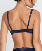 Soutien-gorge armature en soie Lise Charmel Splendeur Soie bermudes bleu ACC6080-BS