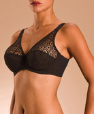 Soutien-gorge armaturé enveloppant Chantelle Fête noir C19600-011
