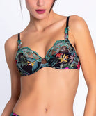 Soutien-gorge armatures Lise Charmel Fleurs Étoiles éclat étoile (noir et multicolore) ACH6096-EE