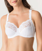 Soutien-gorge armatures emboitant 3 parties dentelle PrimaDonna Madison blanc 0162120-0162121-WIT