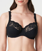 Soutien-gorge armatures emboitant 3 parties dentelle PrimaDonna Madison noir 0162120-0162121-ZWA