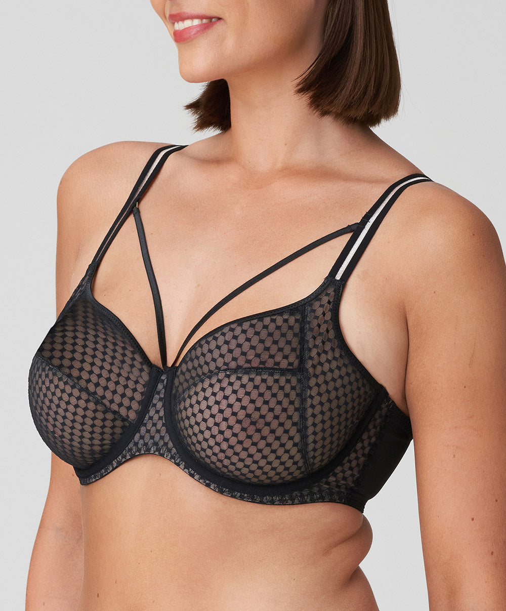 Soutien-gorge armatures emboitant Twist PrimaDonna Glass Beach noir 0142350-ZWA