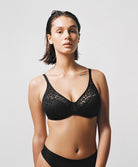 Soutien-gorge armatures enveloppant moulé Chantelle Norah noir C13F10-011