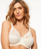 Soutien-gorge armatures grande taille emboitant 3 parties Chantelle Amazone ivoire C21010-035