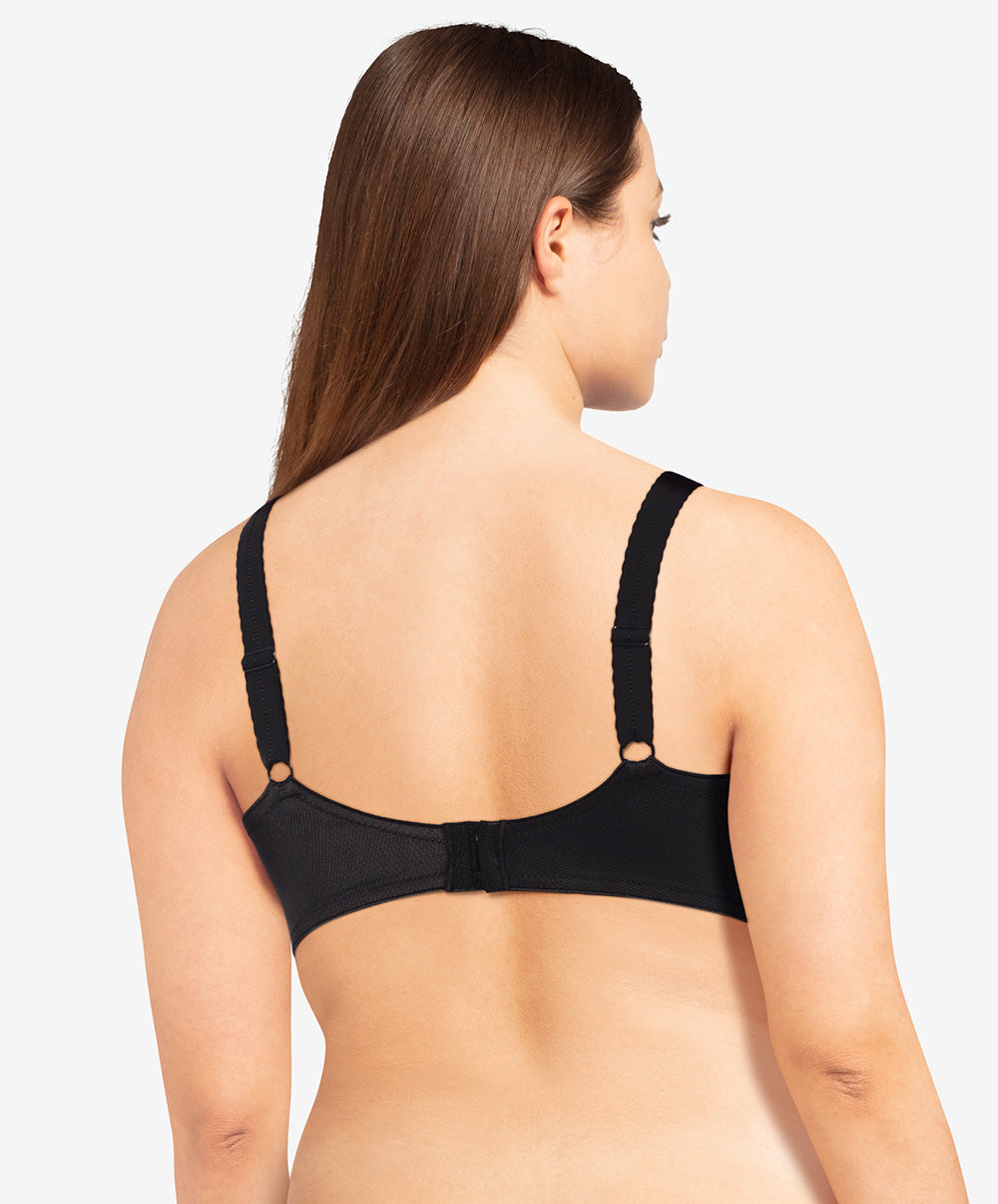 Soutien-gorge armatures grande taille emboitant 3 parties Chantelle Amazone noir C21010-011