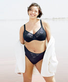 Soutien-gorge armatures très enveloppant Chantelle Instants saphir C13A10-0K4