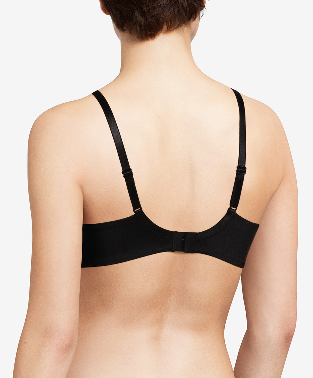 Soutien-gorge armatures grande taille Chantelle Luminesce noir or C19K10-0A1
