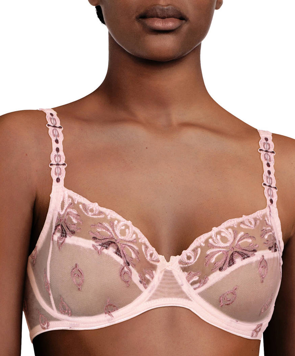 Soutien-gorge armatures couvrant Chantelle Champs Elysées rose perle C26010-046