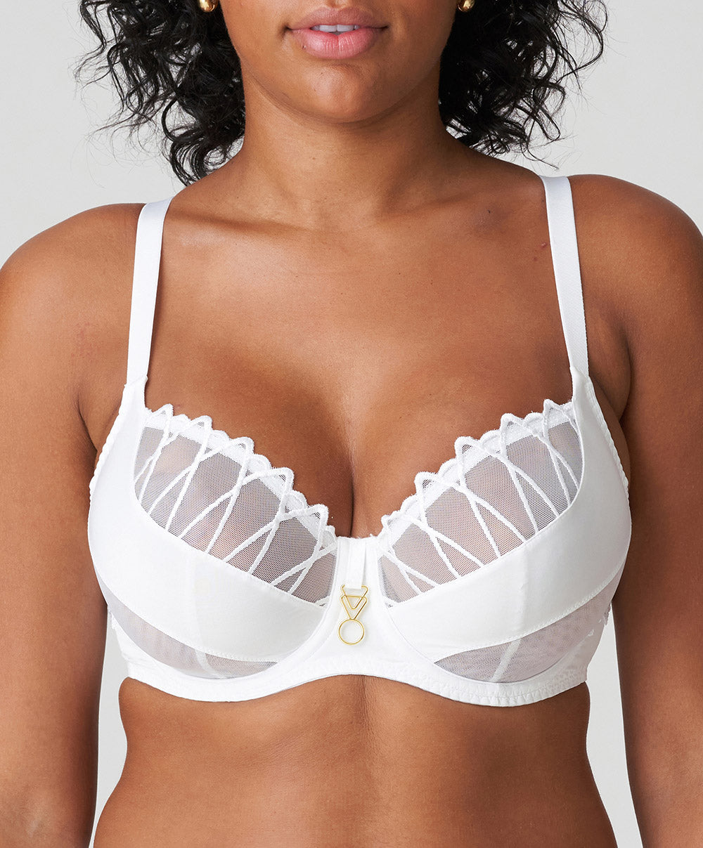 Soutien-gorge balconnet coupe tulipe PrimaDonna Arthill blanc 0163364-WIT