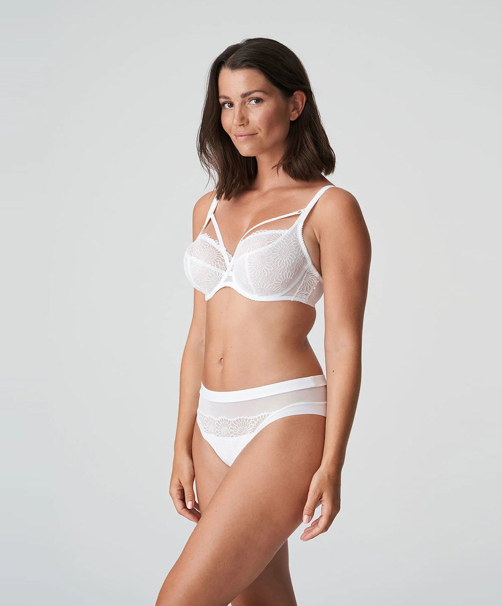 Soutien-gorge balconnet coupe tulipe PrimaDonna Sophora blanc 0163184-0163185-WIT