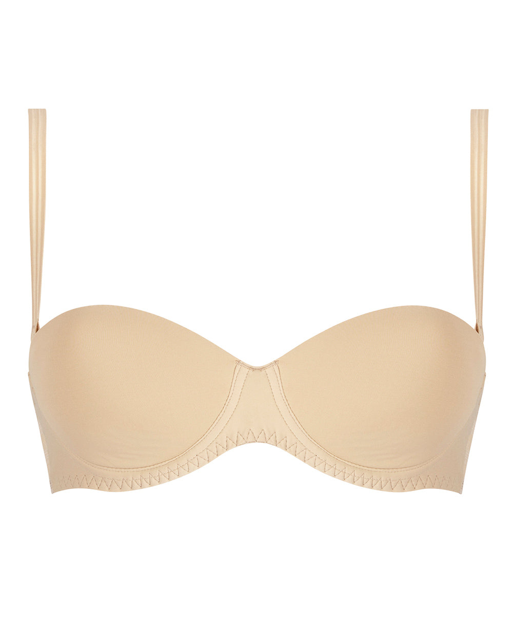 Soutien-gorge bandeau bretelles amovibles Antigel de Lise Charmel New Apesanteur skin rosé ECJ5614-SR