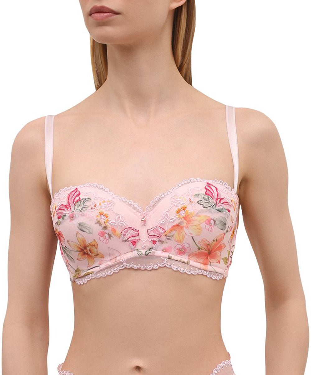 Soutien-gorge bandeau bretelles amovibles Lise Charmel Désir en Fleur multicolore ACG5685-FS