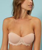 Soutien-gorge bandeau bretelles amovibles Simone Pérèle Caresse 12A300-739 face 1