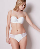 Soutien-gorge bandeau sans bretelles Simone Pérèle Délice blanc 12X300-011
