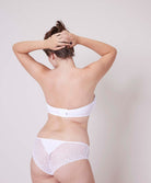 Soutien-gorge bandeau sans bretelles Simone Pérèle Délice blanc 12X300-011
