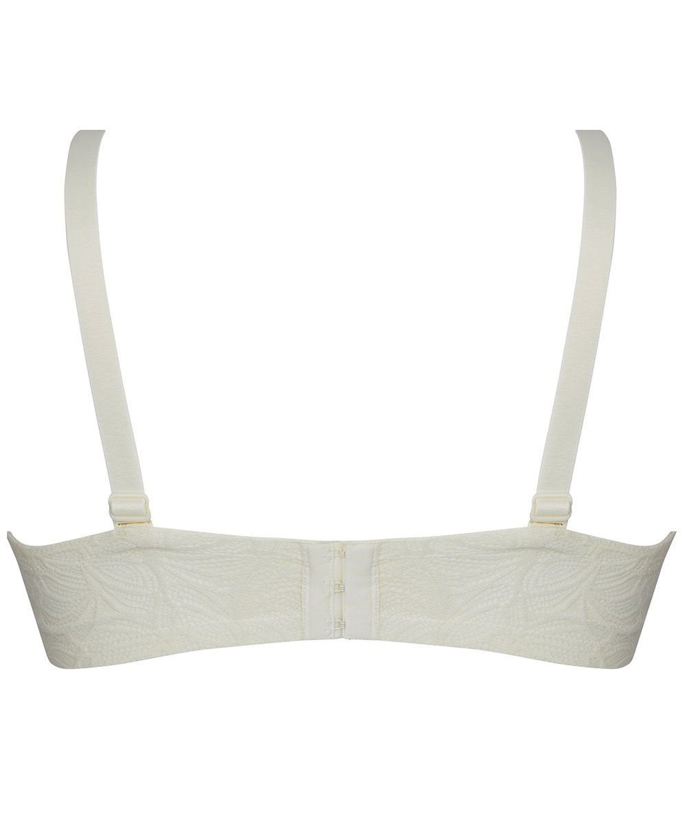 Soutien-gorge bandeau bretelles amovibles grande taille Antigel de Lise Charmel Atelier Séduction écru nacre FCH5657-EN
