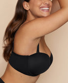 Soutien-gorge bandeau rembourré lisse bretelles amovibles invisible à armatures PrimaDonna Figuras charbon 0263258-CHB