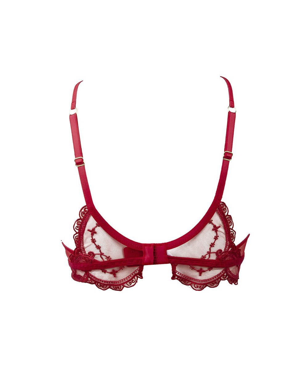 Soutien-gorge bandeau souple Lise Charmel Tellement glamour Rubis ACH5904-SR
