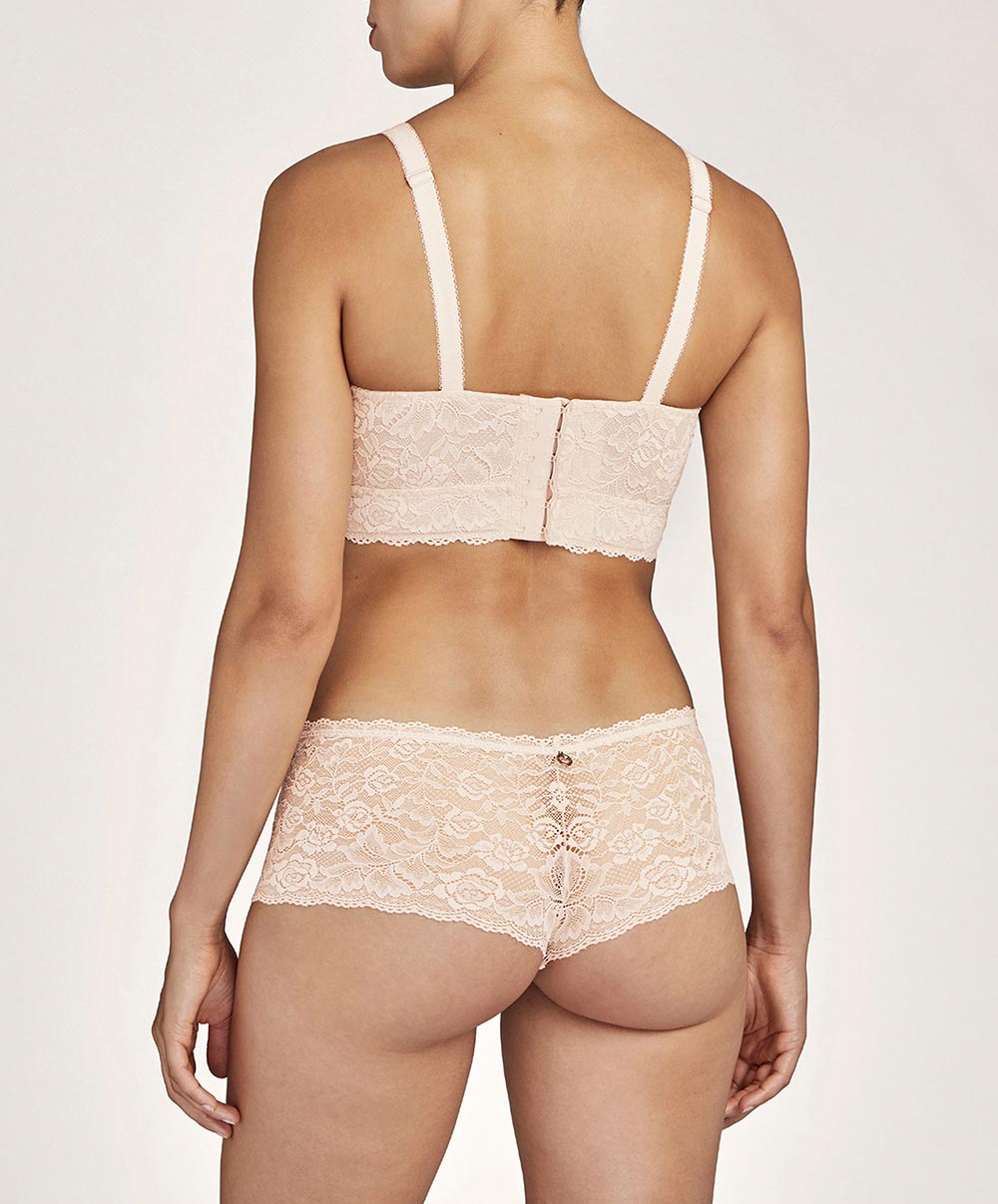 Soutien-gorge brassière confort sans armatures bralette Rosessence nude été Aubade HK10-02-NETE