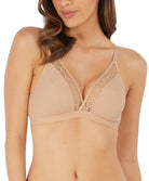 Soutien-gorge brassière sans armatures Wacoal Lisse frappe nude WE145003-FRP