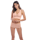 Soutien-gorge brassière sans armatures Wacoal Net Effects rosedust WA810340-253