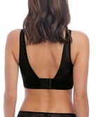 Soutien-gorge brassière sans armatures Wacoal Net Effects noir WA810340-BLK