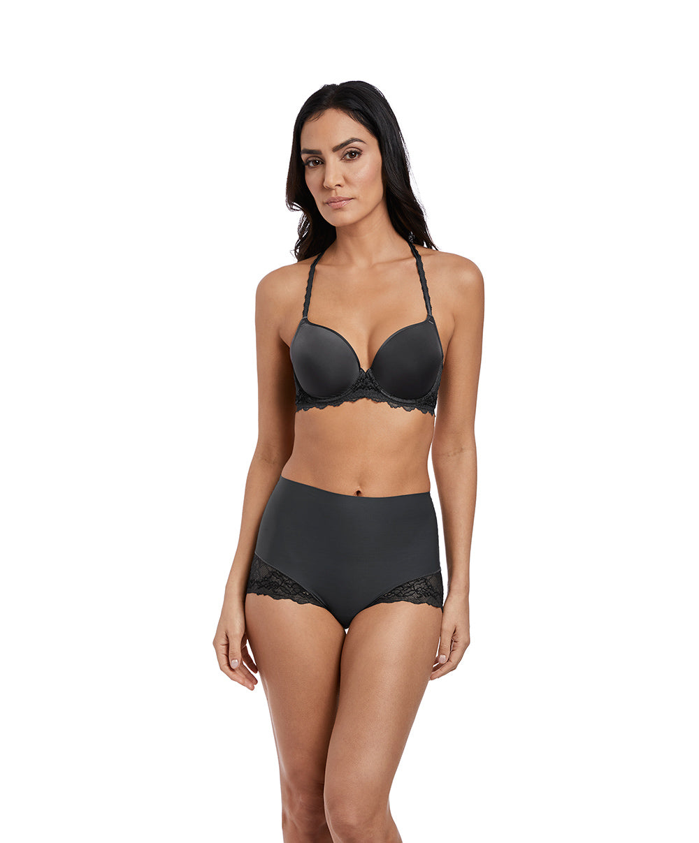 Soutien-gorge contour Wacoal Lace Perfection charcoal gris anthracite WE135004-CHL