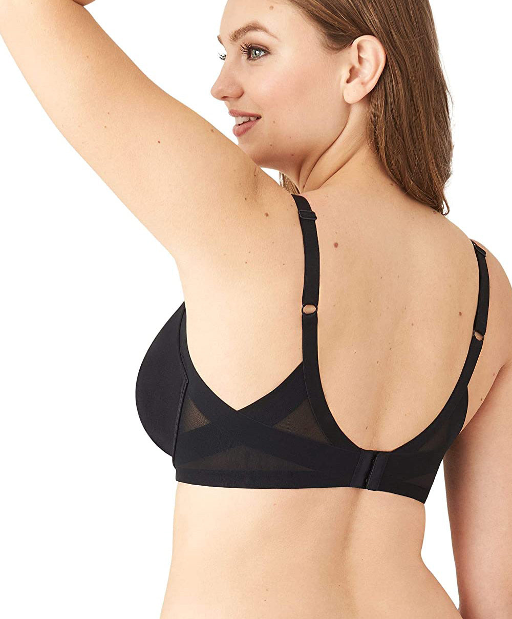 Soutien-gorge contour lisse Wacoal Ultimate Side Smoother noir WA853281-BLK face