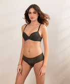 Soutien-gorge coque Antigel de Lise Charmel Tressage Graphic éclat aventure kaki ECC3637-3837-EA