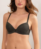 Soutien-gorge coque Antigel de Lise Charmel Tressage Graphic éclat aventure kaki ECC3637-3837-EA