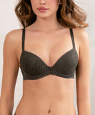 Soutien-gorge coque Antigel de Lise Charmel Tressage Graphic éclat aventure kaki ECC3637-3837-EA
