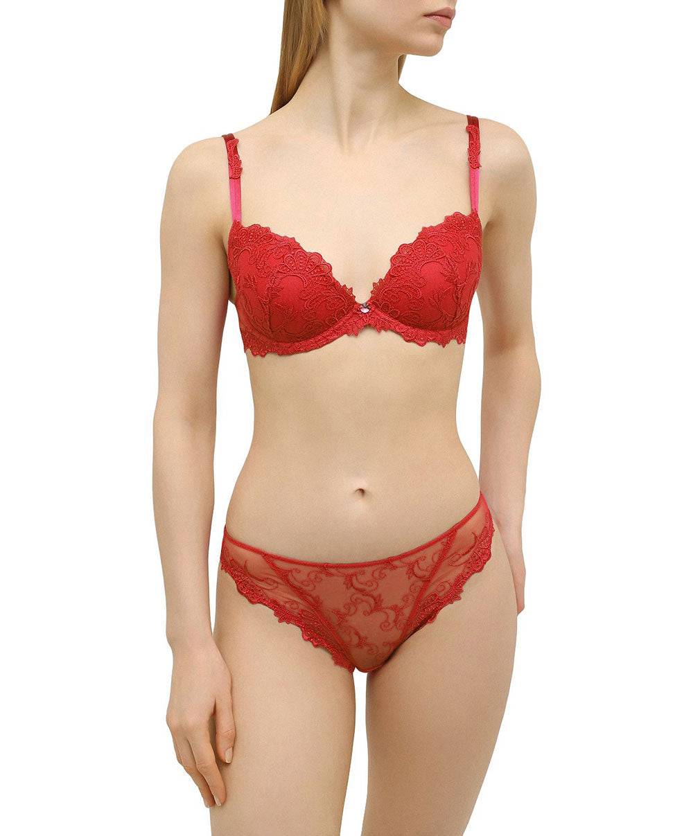 Soutien-gorge coque Lise Charmel Dressing Floral rouge ACC8588-DS