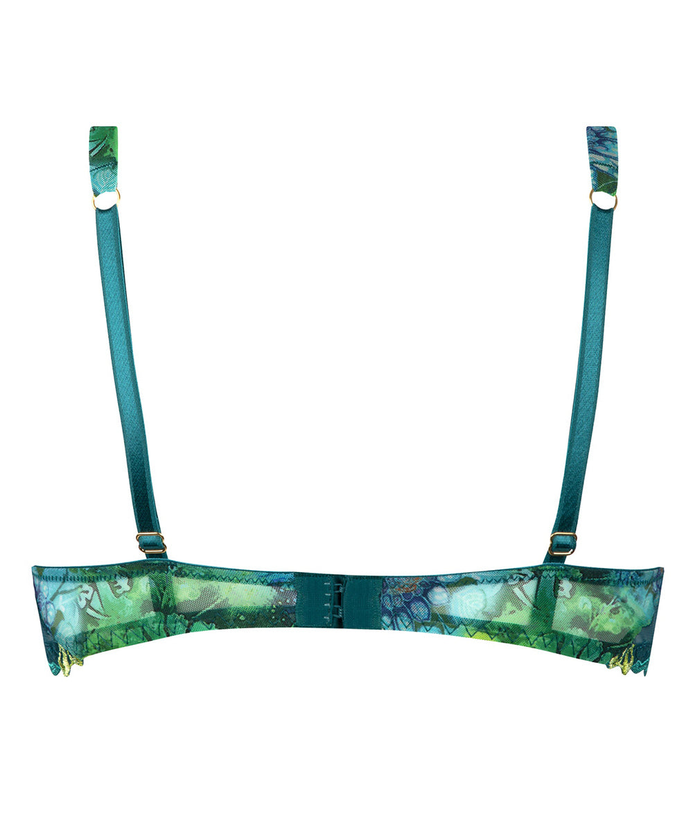 Soutien-gorge coque moulé Lise Charmel Grâce Aquatique floral aqua ACH8593-FA