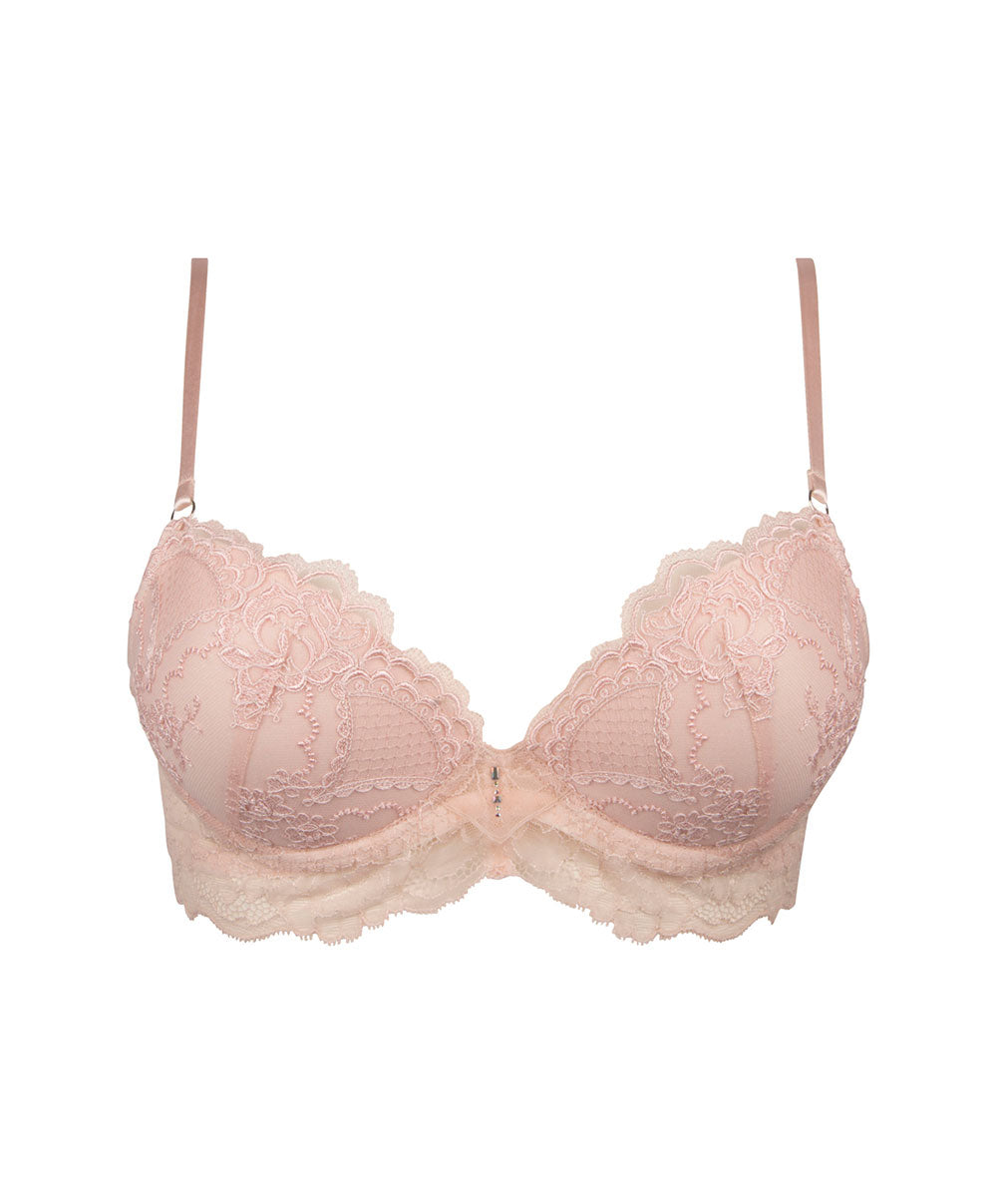 Soutien-gorge coque Lise Charmel Sublime en Dentelle rose poudre ACH8513-OS