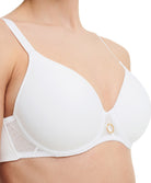 Soutien-gorge coque à mémoire de forme très enveloppant Chantelle Graphic Support blanc C21S60-010