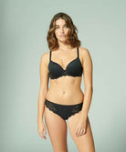 Soutien-gorge coque armatures spacer 3D Simone Pérèle Caresse noir 12A316-015
