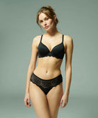 Soutien-gorge coque armatures spacer 3D Simone Pérèle Caresse noir 12A316-015