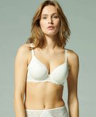 Soutien-gorge coque armatures spacer 3D Simone Pérèle Caresse naturel 12A316-030