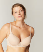 Soutien-gorge coque armatures spacer 3D Simone Pérèle Caresse peau rosée 12A316-739